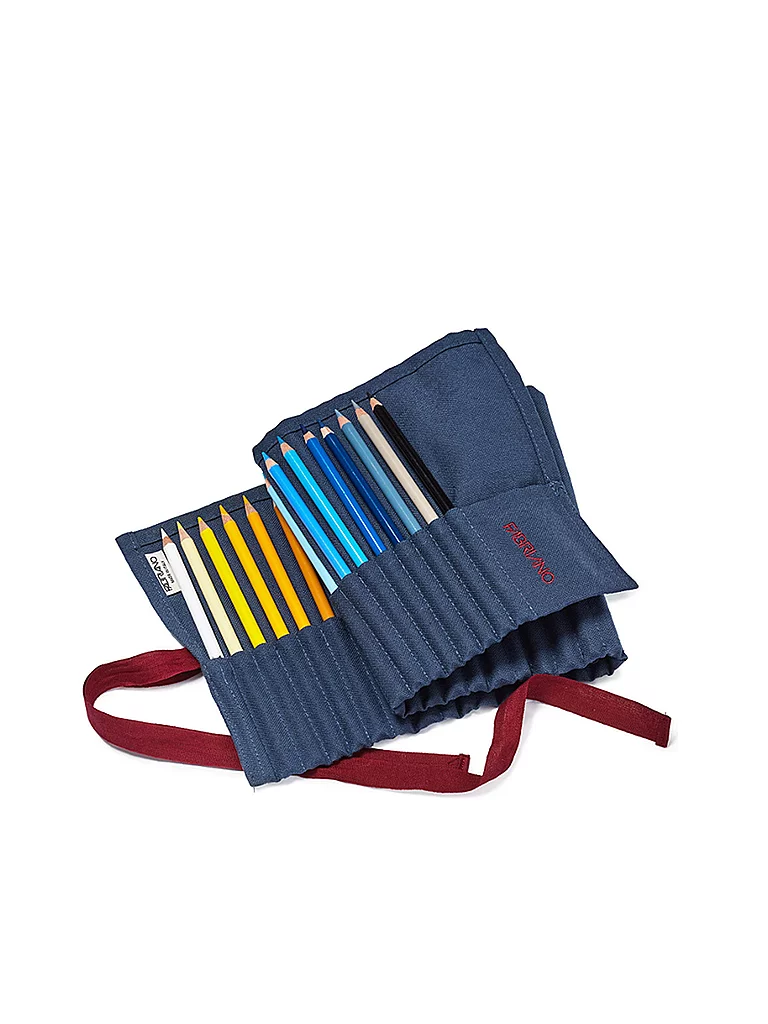 FABRIANO Crayons de couleur aquarellables Cartucciera 36 de Fabriano bleu