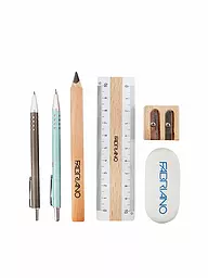 FABRIANO | Schreibset in Leinentasche | Bunt