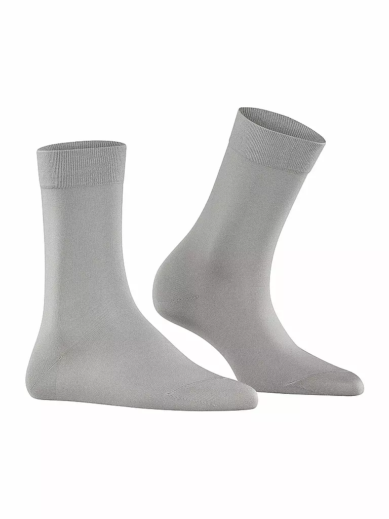 FALKE |  Socken Cotton Touch silber | grau