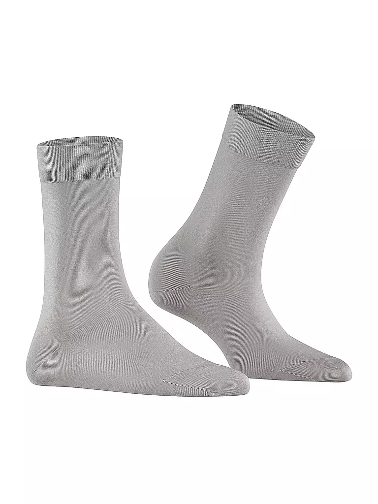 FALKE |  Socken Cotton Touch silber | grau