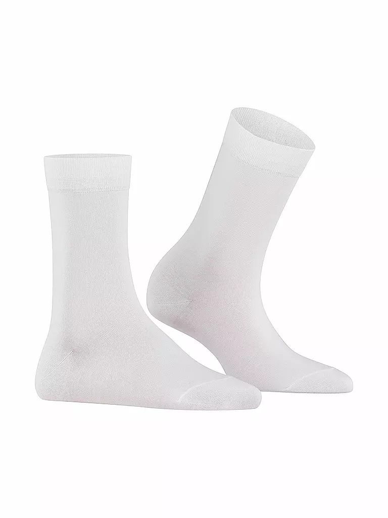 FALKE |  Socken COTTON TOUCH white | blau