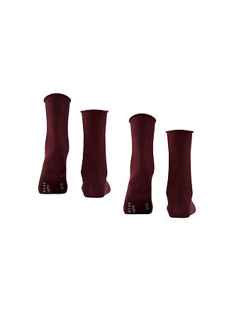 FALKE | Socken 2er Pkg. HAPPY barolo