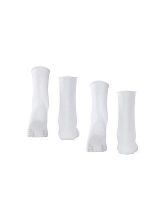 FALKE | Socken 2er Pkg. HAPPY white