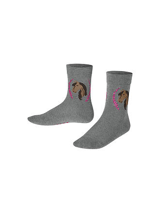 FALKE | Mädchen Socken light greymelange