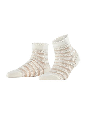 FALKE | Socken BORDER LACE off-white