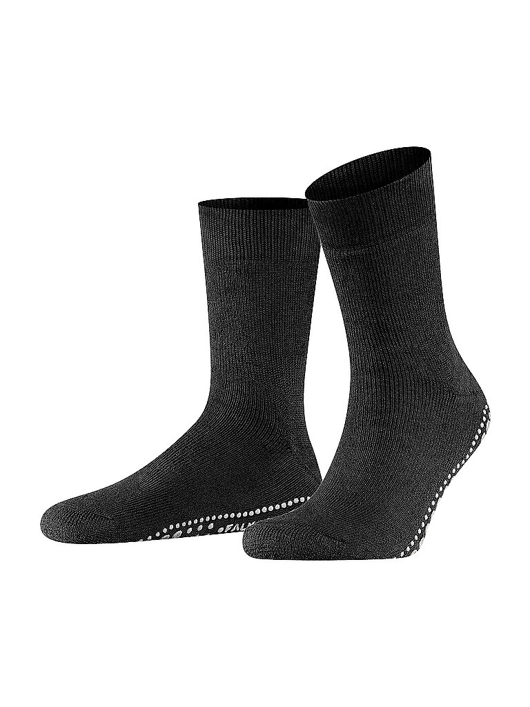 Homepads Herren Wolle schwarz Uni & Uninah