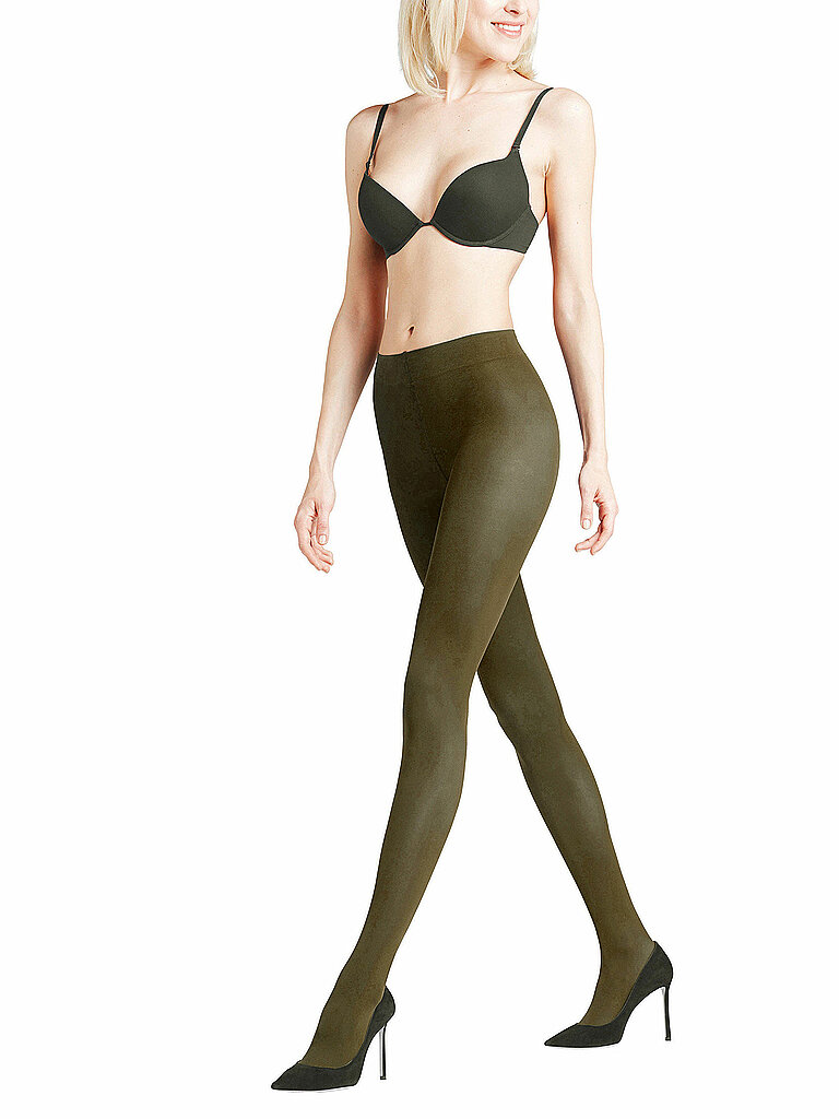 FALKE Feinstrumpfhose  Pure Matt 50 - 40150  ( military ) grün | S-M