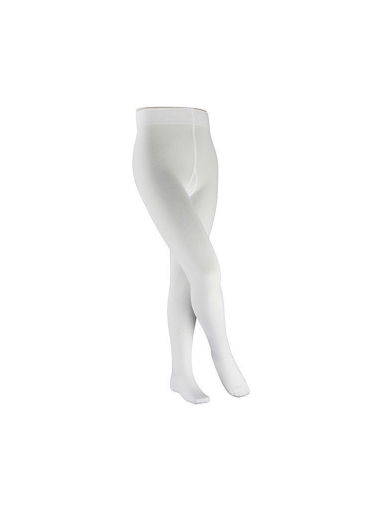 FALKE Mädchen Strumpfhose Cotton Touch Weiss weiß | 98-104