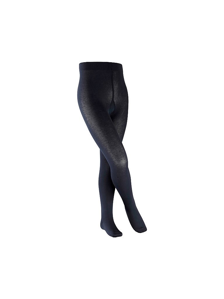 FALKE Mädchen Strumpfhose Cotton Touch Marine blau | 98-104