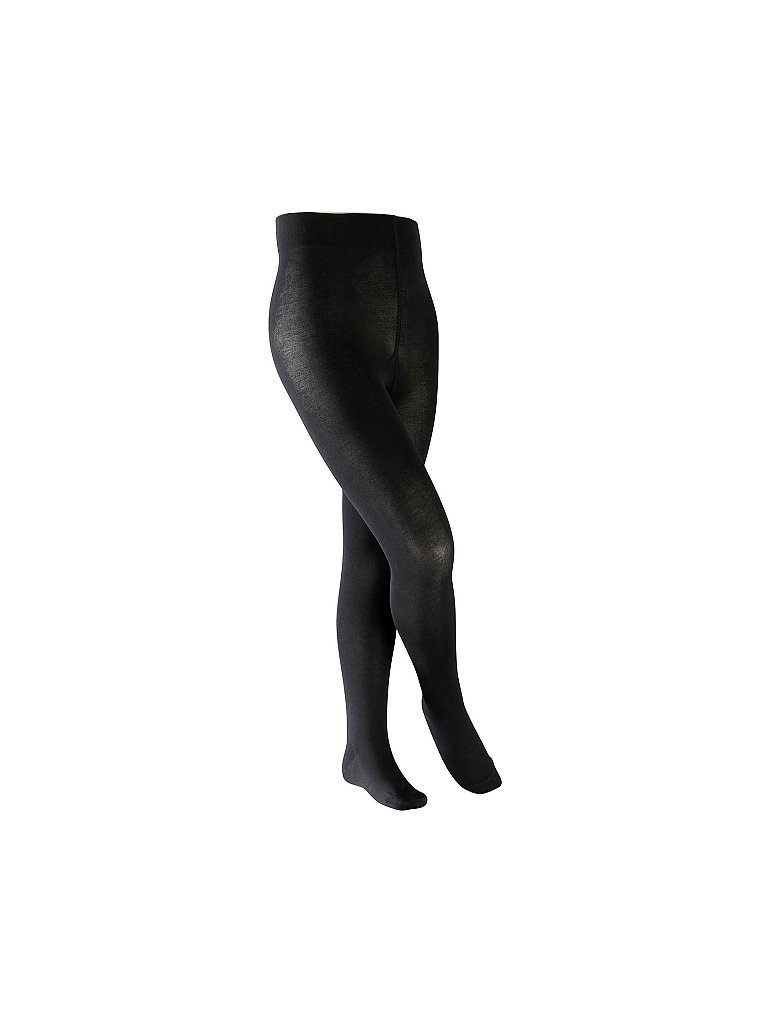 FALKE Mädchen Strumpfhose Cotton Touch Schwarz schwarz | 152-164