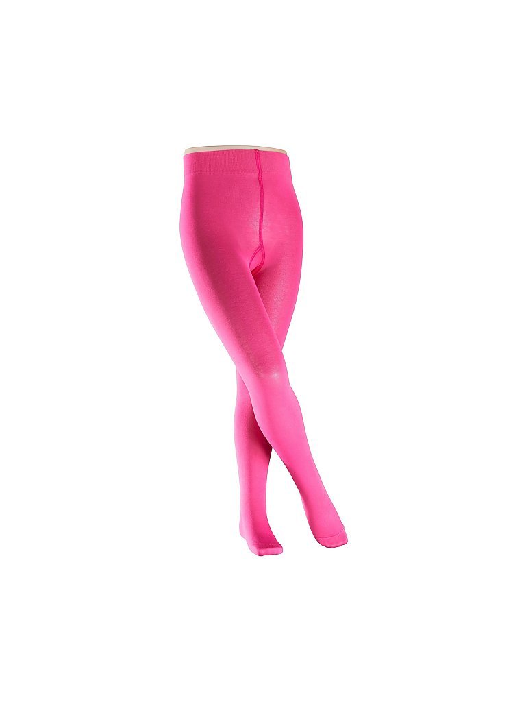 FALKE Mädchen Strumpfhose Cotton Touch Gloss pink | 152-164