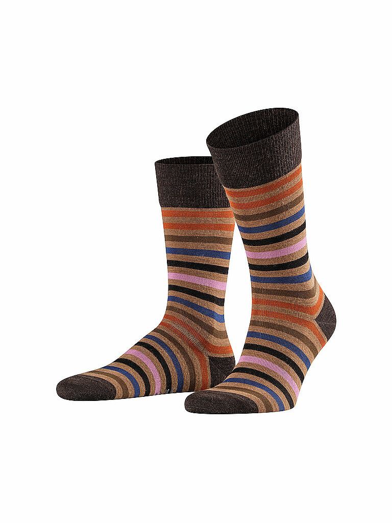 FALKE Herren Socken  Tinted Strope 13279  ( canvas ) braun | 39-42