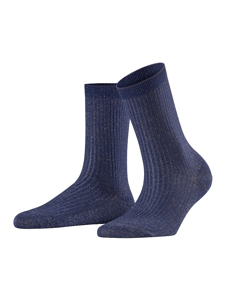 FALKE Damen-Socken Shiny Rib (Royal Blue) blau | 35-38