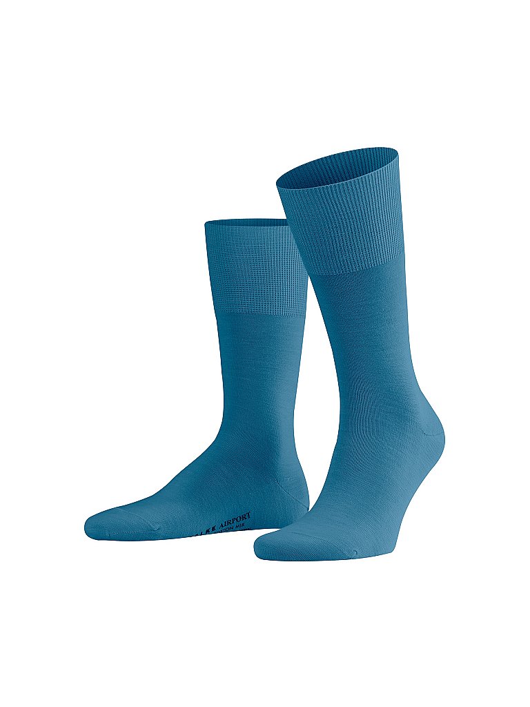 FALKE Herrensocken Airport Frost blau | 43-44