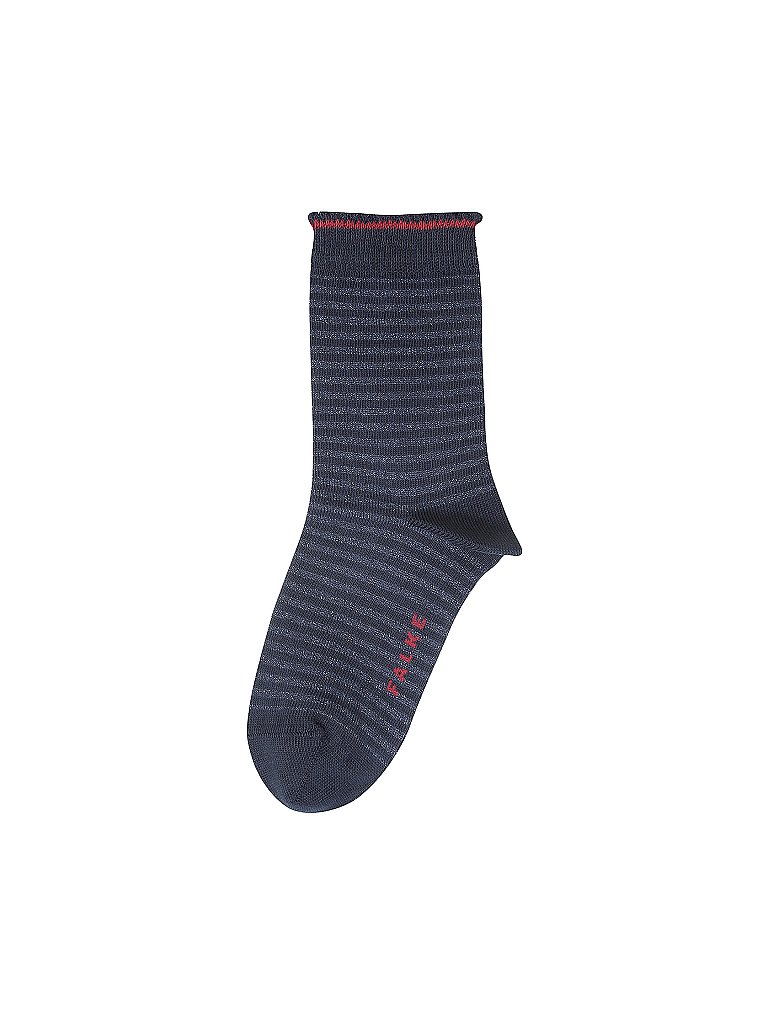 FALKE Mädchen Socken Shiny Stripe blau | 31-34