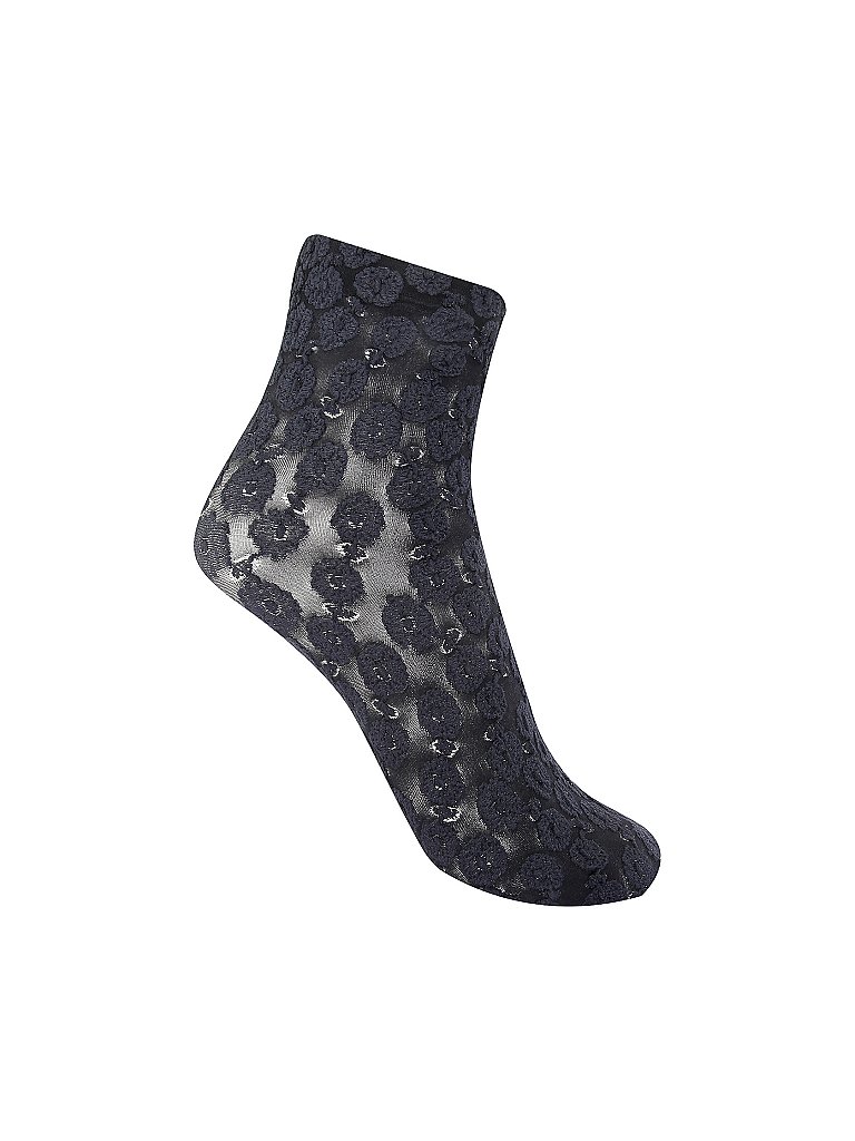 FALKE Feinstrumpfsocken  Sweet Flower  blackl schwarz | 35-38