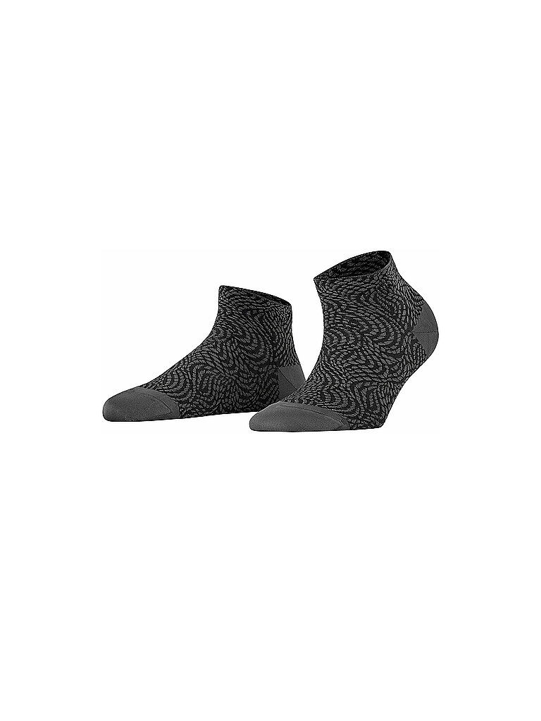 FALKE Damen Sneakersocken Aesthetic Wave Flanell grau | 39-42