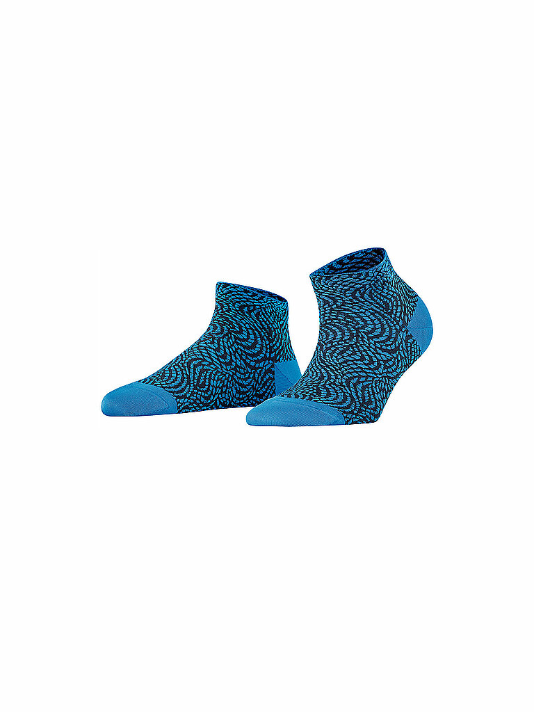 FALKE Damen Sneakersocken Aesthetic Wave Pacific blau | 35-38