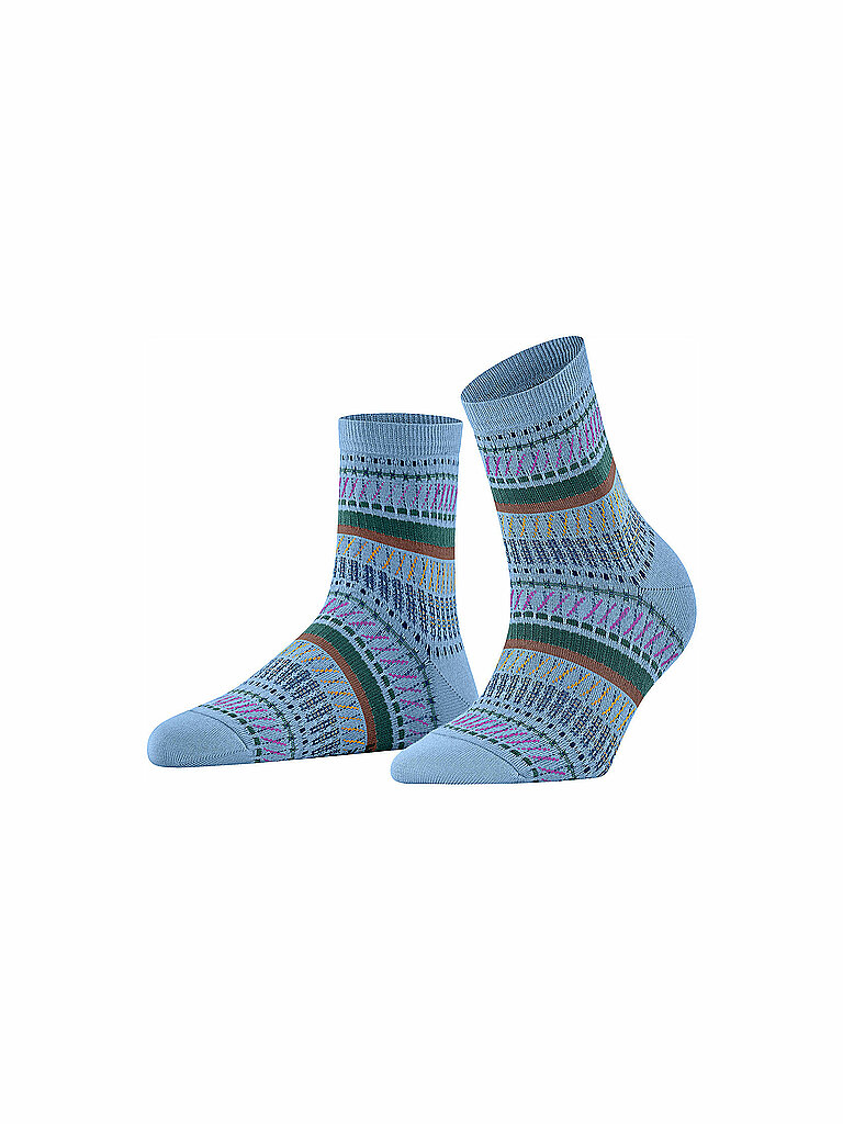 FALKE Damen Socken Loom Tape Cornflower blau | 35-38