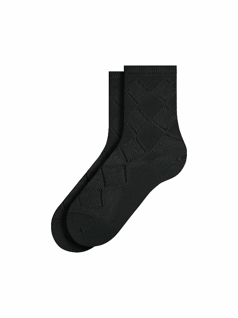 FALKE Damen Socken Argyle Corrosion Black schwarz | 35-38