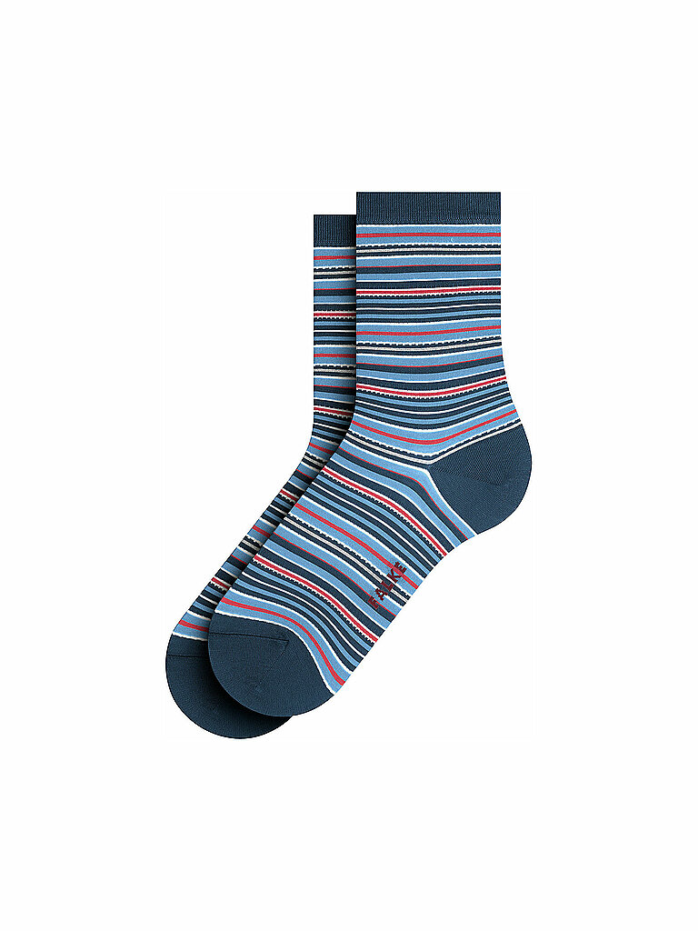 FALKE Damen Socken Origin Stripe Atlantic blau | 35-38