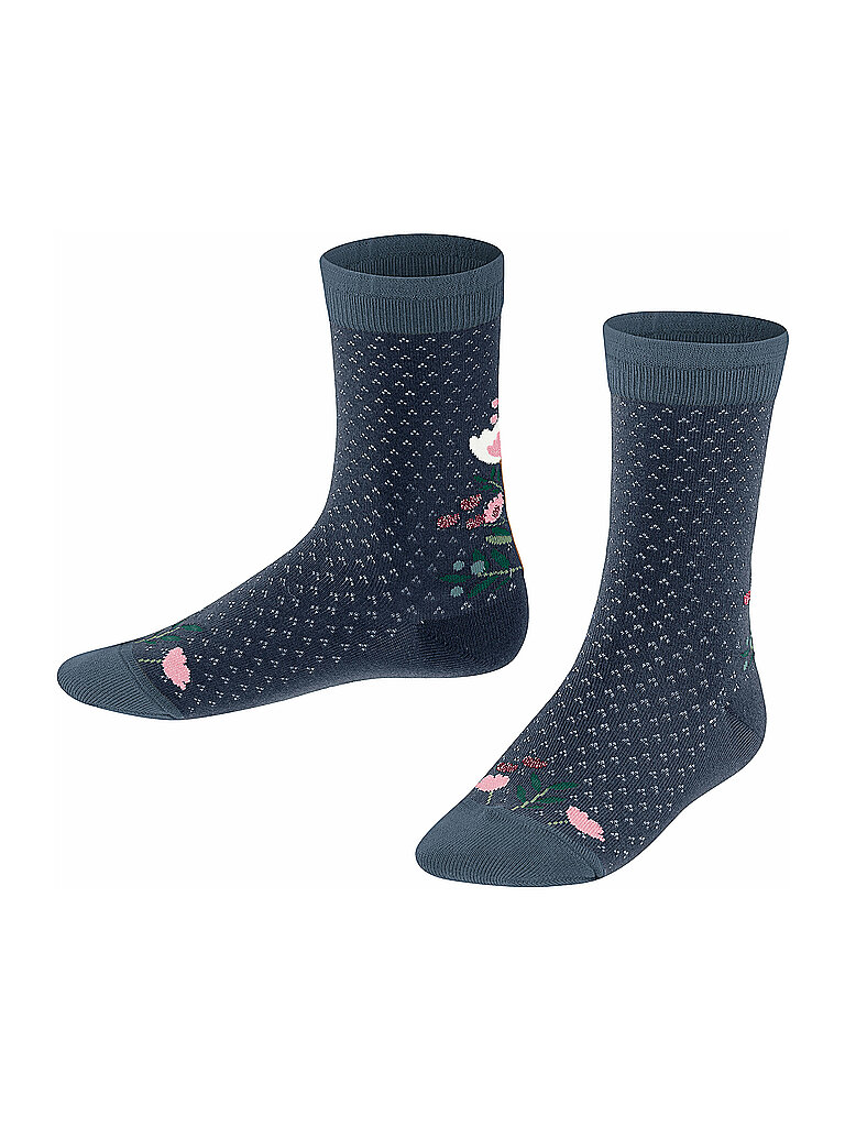 FALKE Mädchen Socken Magic Flower blau | 31-34