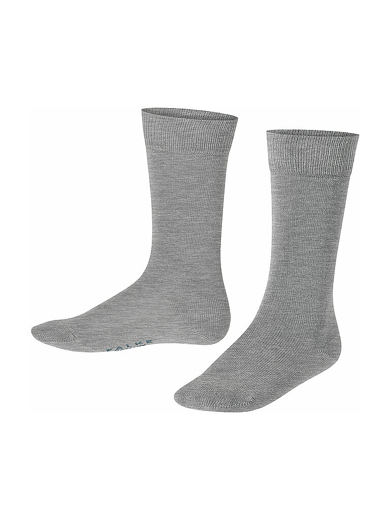 FALKE Kinder Stutzen grau | 23-26