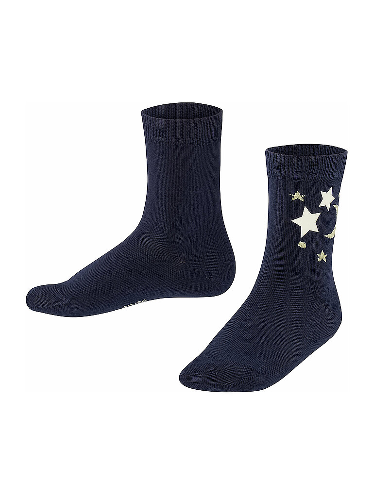 FALKE Geschenkset Kinder Socken Glowing Nights dark night blau | 31-34
