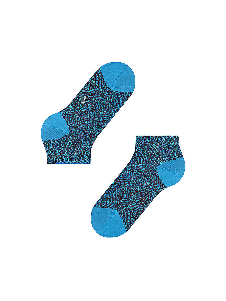 FALKE | Damen Sneakersocken Aesthetic Wave Pacific | blau