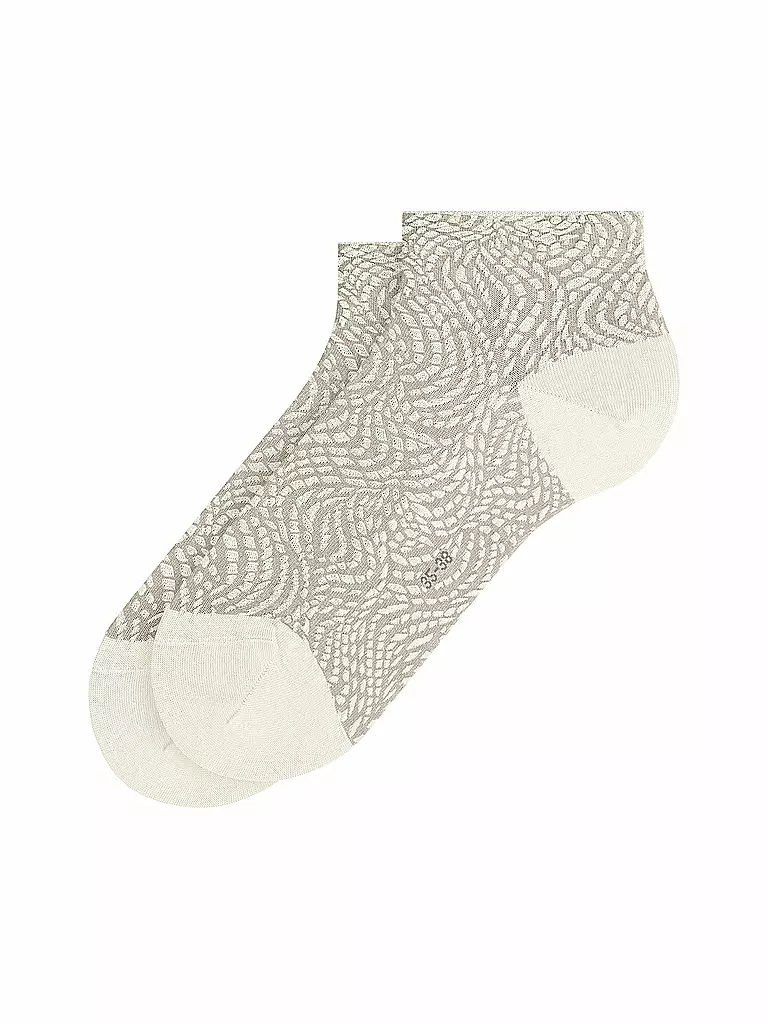FALKE | Damen Sneakersocken Aesthetic Wave Weiss | weiß