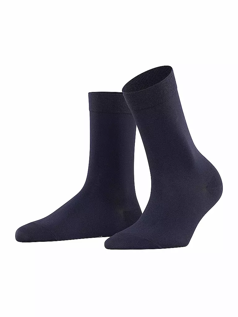 FALKE | Damen Socken Cotton Touch marine | blau