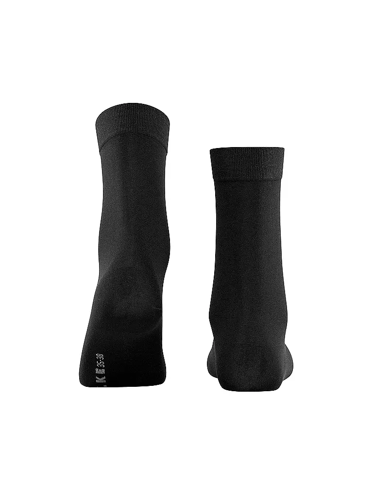 FALKE | Damen Socken Cotton Touch schwarz | schwarz