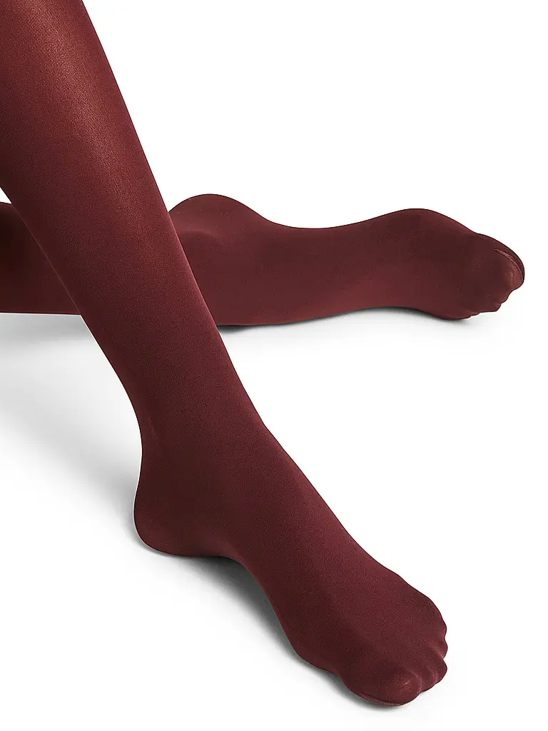 FALKE | Feinstrumpfhose PURE MATT 50 barolo | dunkelrot