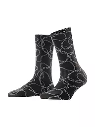 FALKE | Feinstrumpfsocken JEWEL CASE 30DEN black/silver | schwarz