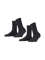FALKE | Socken 2-er Pkg. HAPPY royal blue | dunkelblau