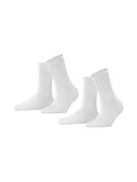 FALKE | Socken 2-er Pkg. HAPPY royal blue | weiss