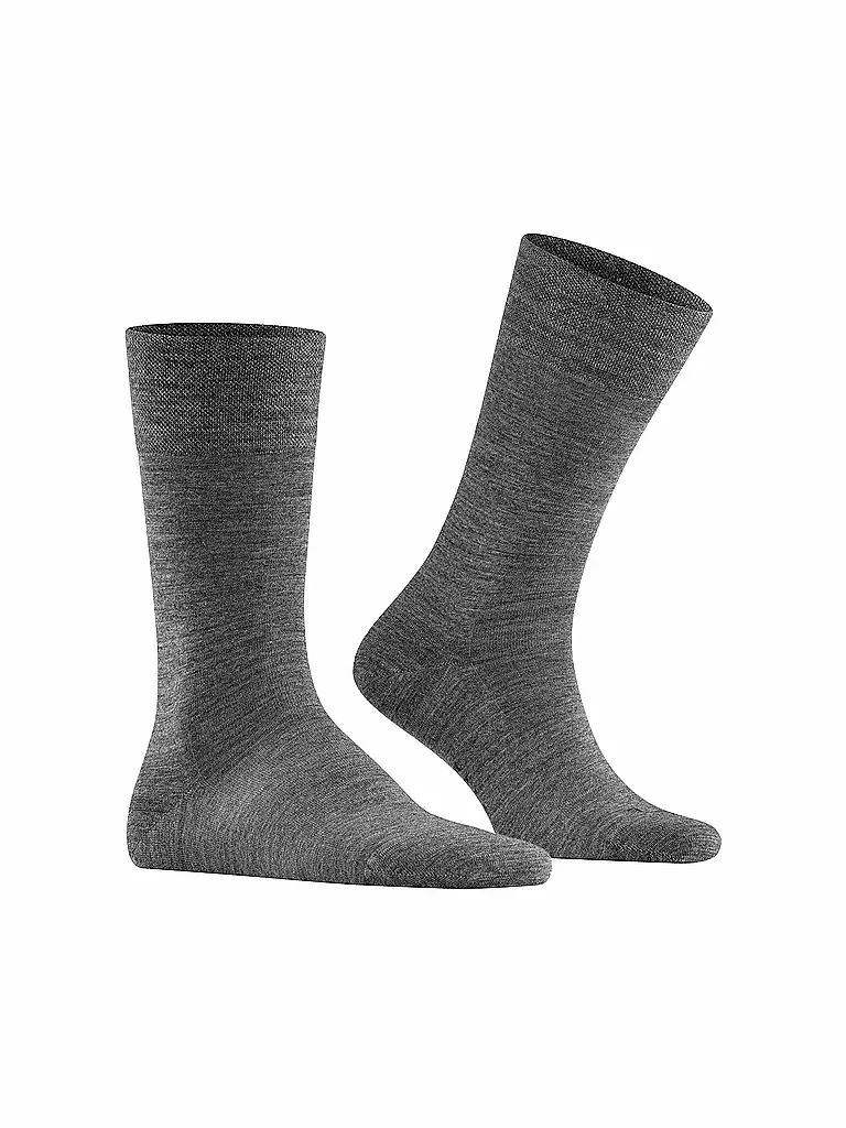 FALKE | Herren Socken Sensitive Berlin dark grey | grau