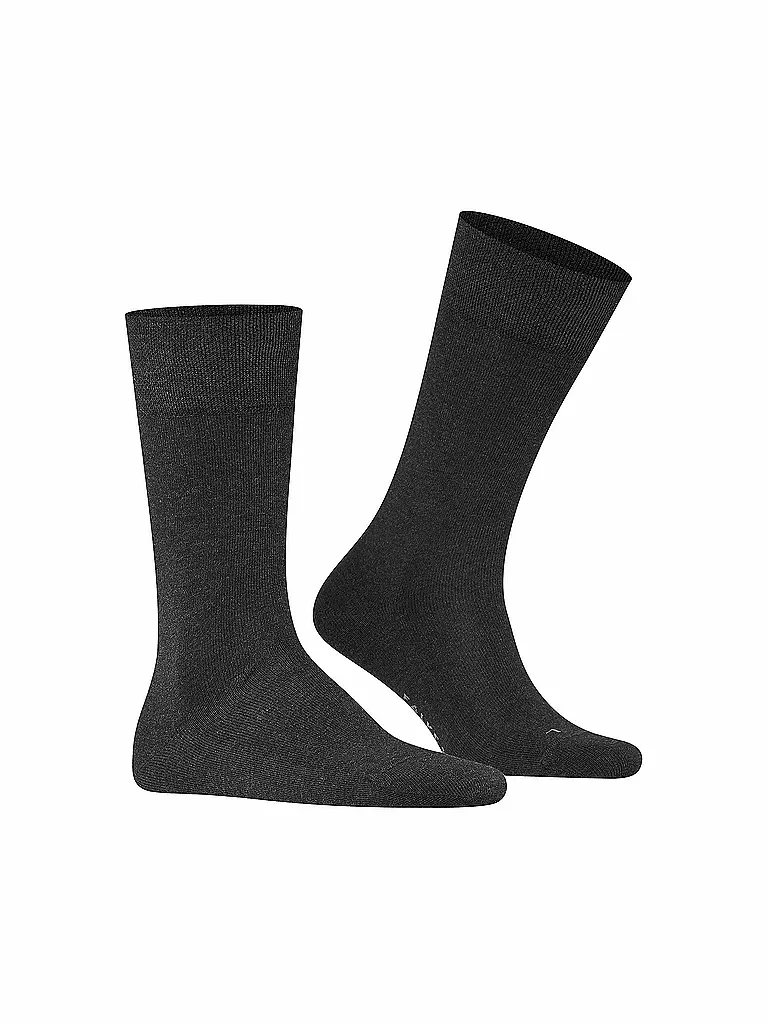 FALKE | Herren Socken Sensitive London anthra.mel. | grau