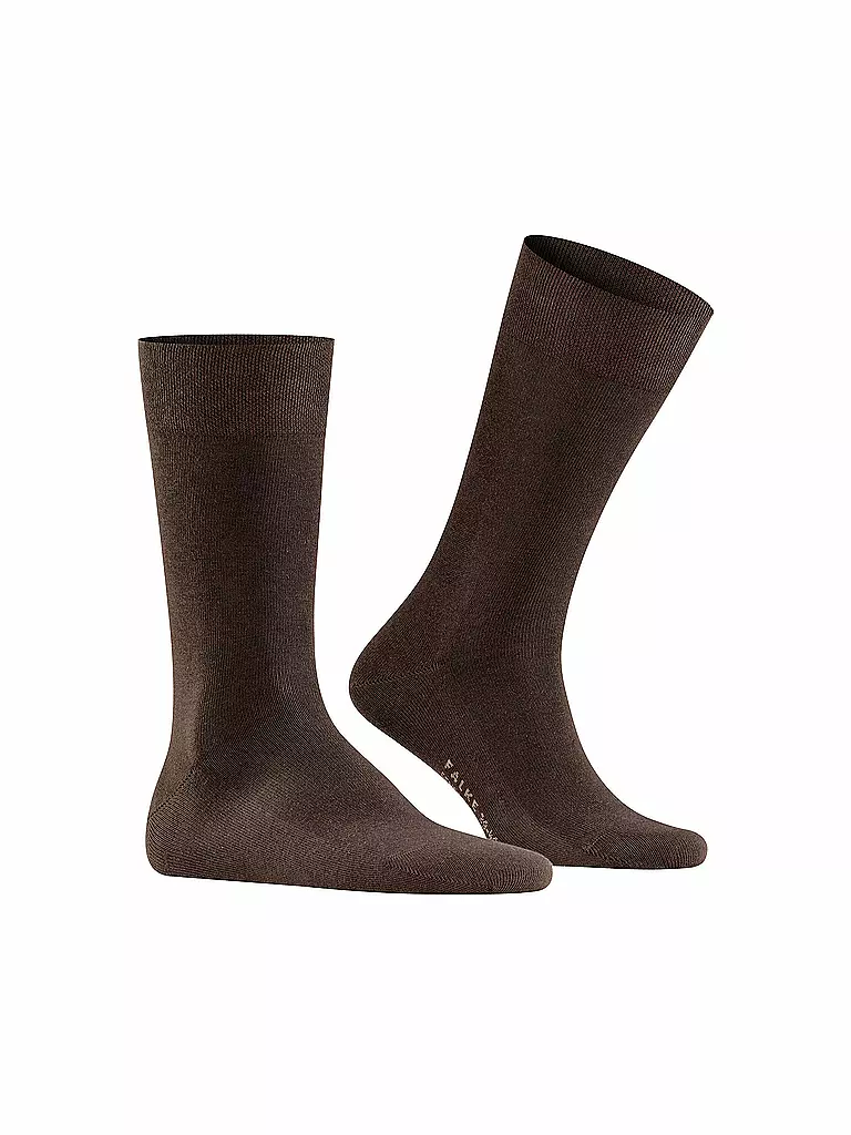 FALKE | Herren Socken Sensitive London brown | dunkelblau