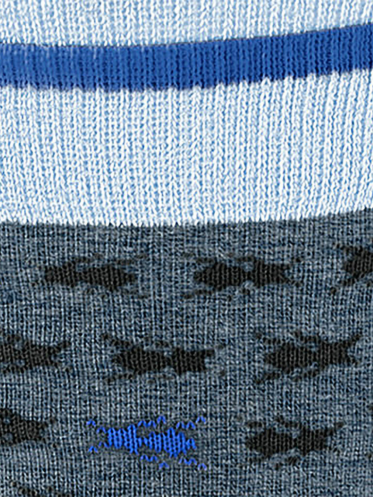 FALKE | Jungen Socken Ant Stripes Light Denim | blau