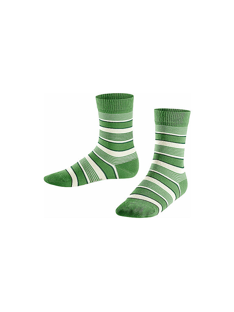 FALKE | Jungen Socken Mixedstripe Fairway | grün