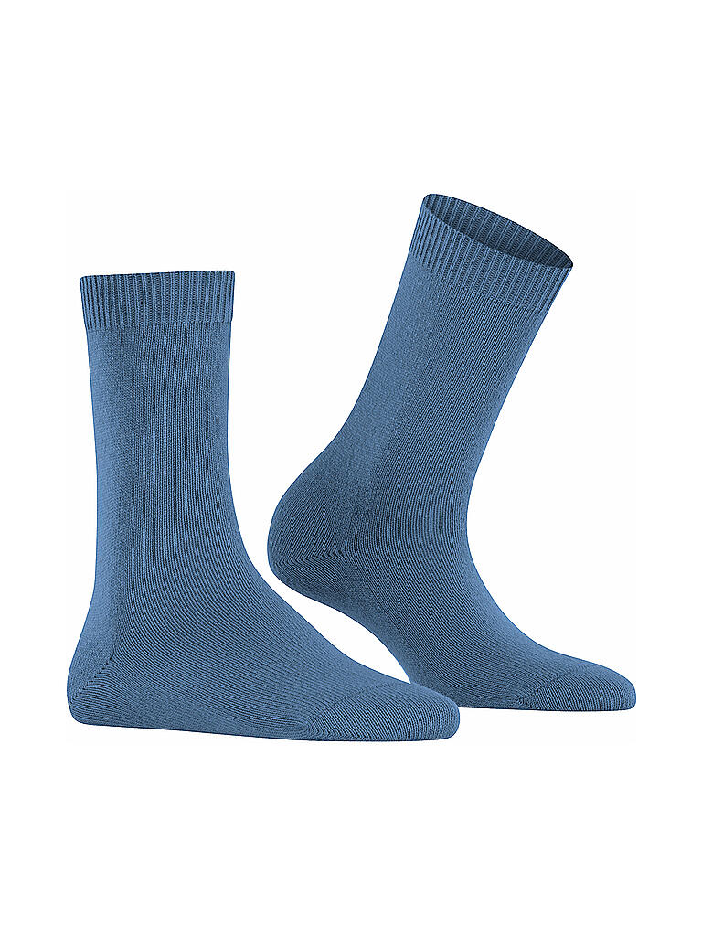 FALKE | Kaschmir Socken | blau