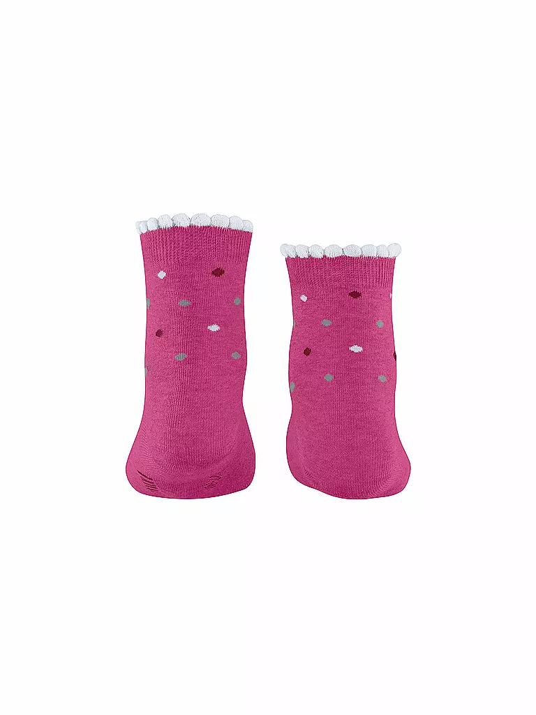 FALKE | Kinder Mädchen Socken Multidot gloss | grau