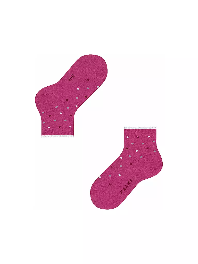 FALKE | Kinder Mädchen Socken Multidot gloss | grau