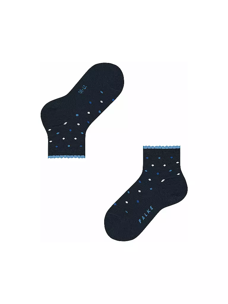 FALKE | Kinder Mädchen Socken Multidot marine | blau