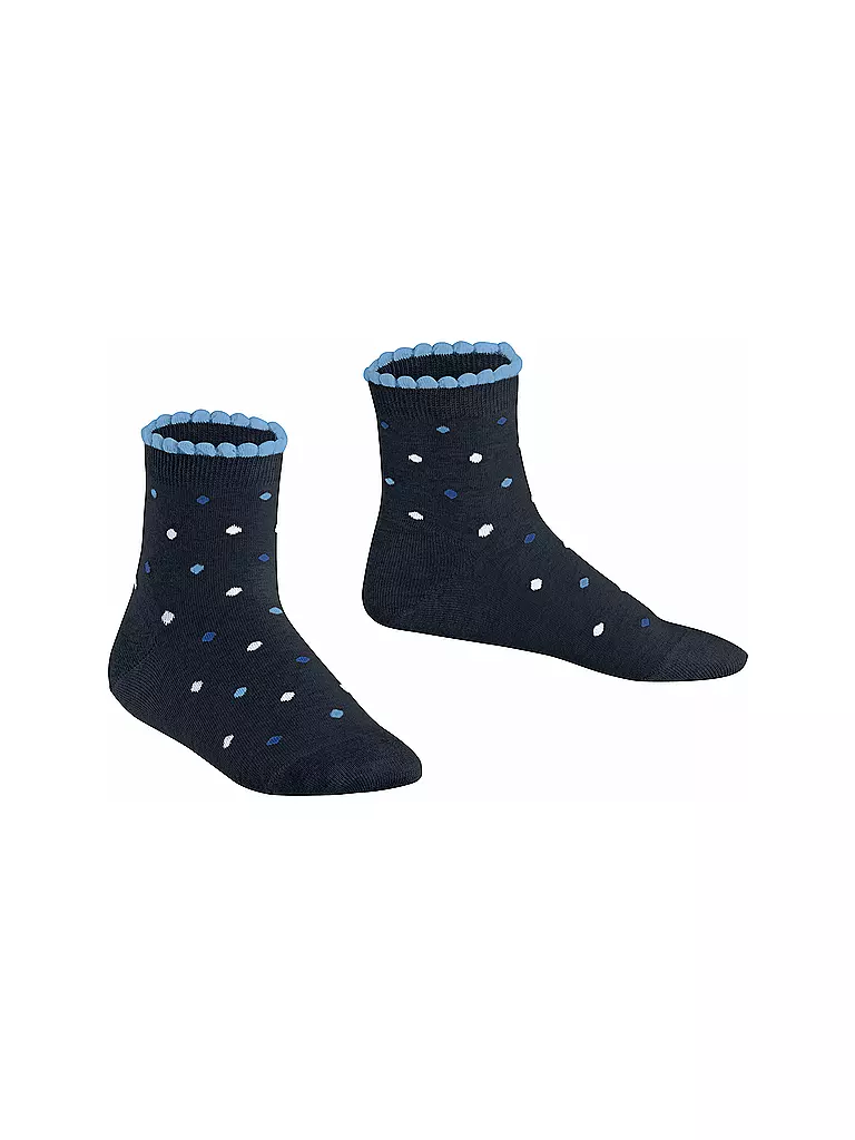 FALKE | Kinder Mädchen Socken Multidot marine | pink