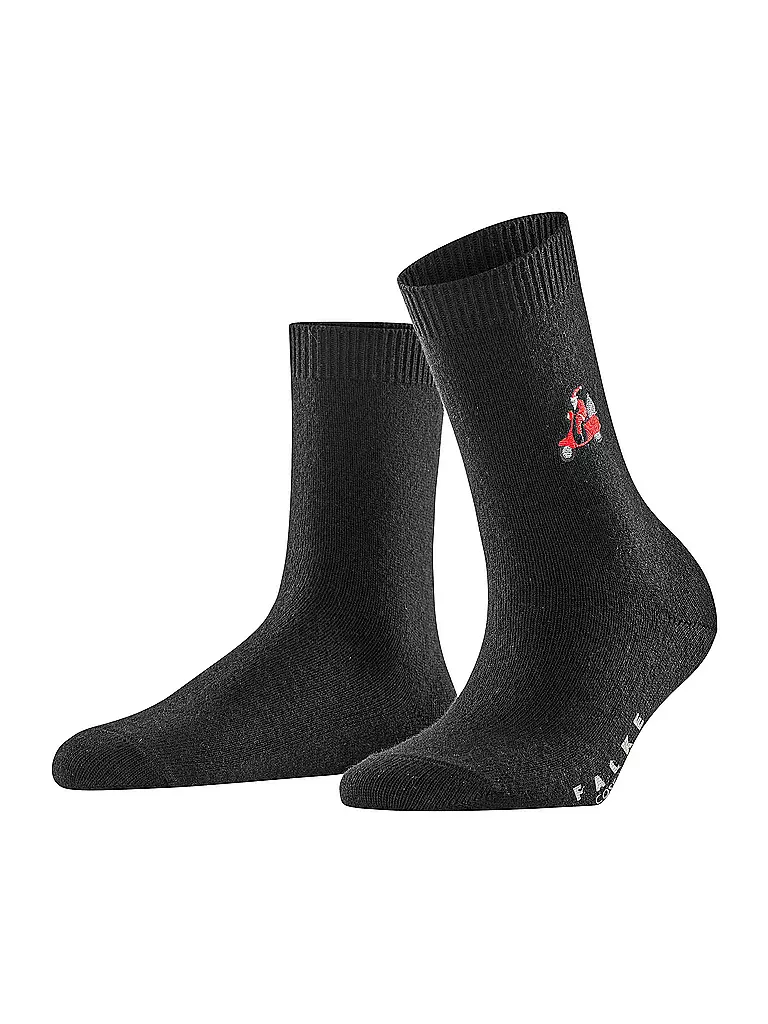 FALKE | Kniestrümpfe  | schwarz
