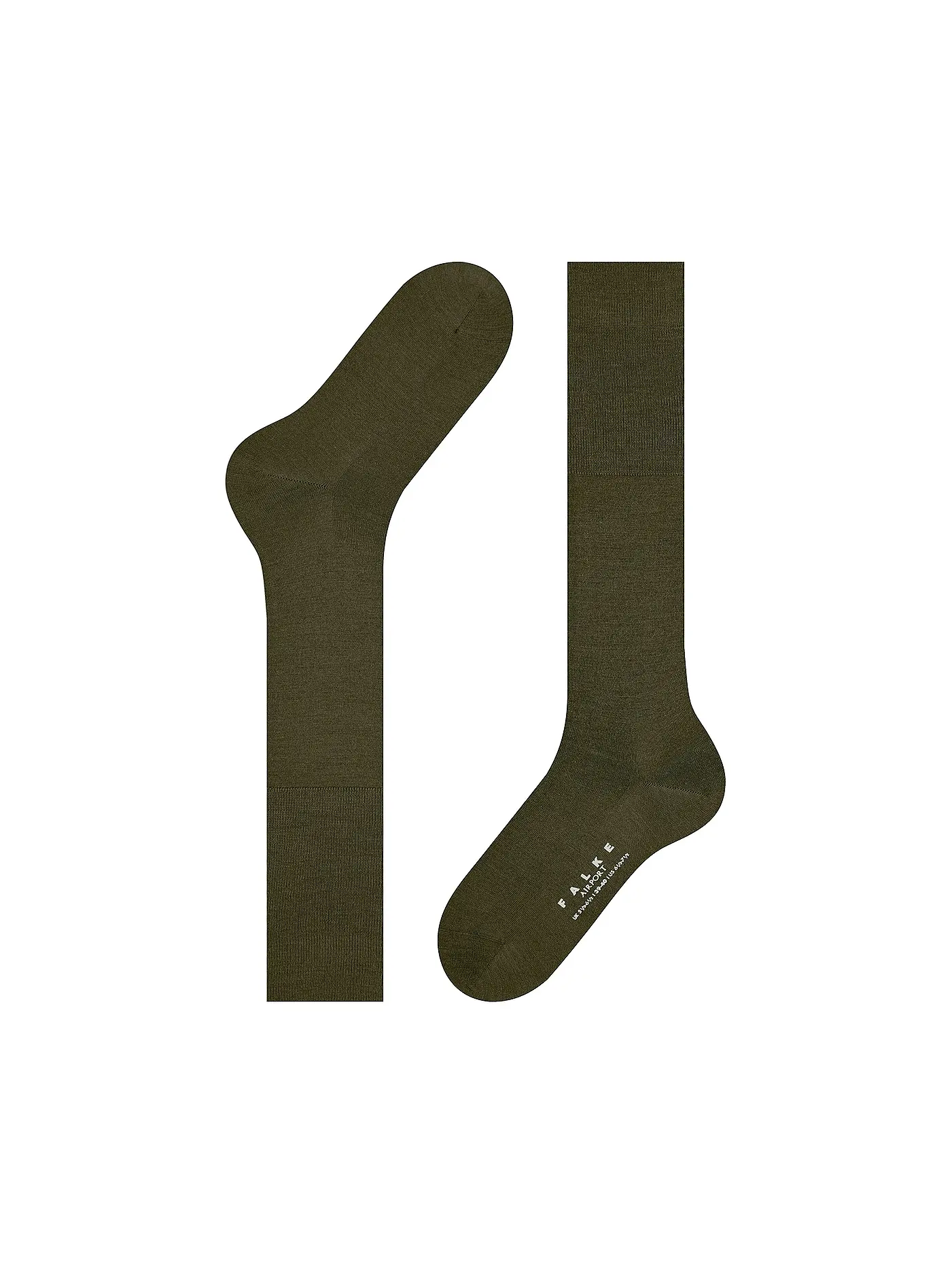 FALKE | Kniestrümpfe AIRPORT grass | olive