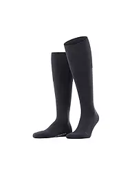 FALKE | Kniestrümpfe AIRPORT PLUS schwarz  | dunkelblau