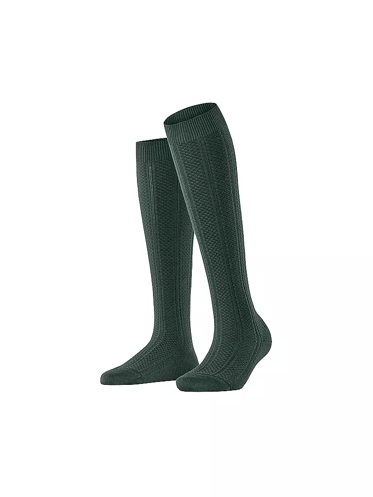 FALKE | Kniestrümpfe NEEDLEPOINT thyme | grau